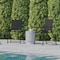 Flash Furniture Black Folding Sling Patio Chairs with Armrests, 4PK 4-GM-SC098-BK-GG - alternate 3